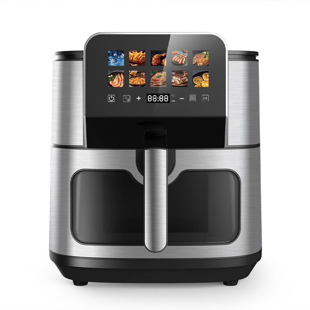 Фритюрница 8л 1700Вт двойное напряжение 127В/220В сенсор 10 программ