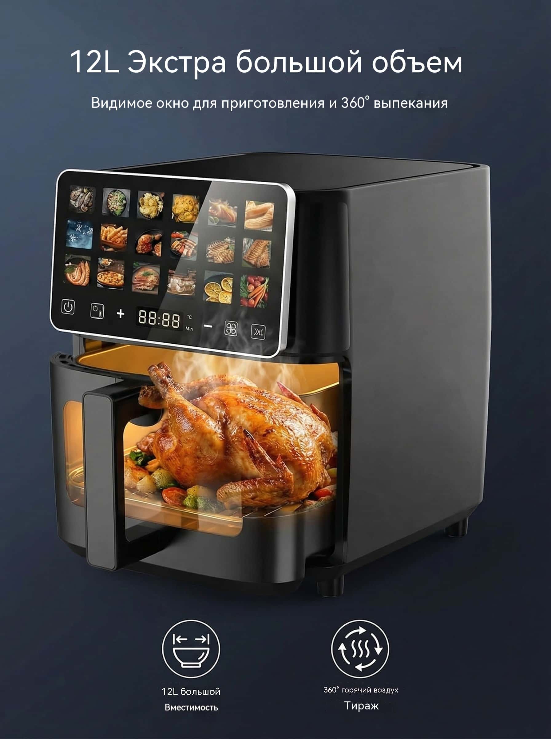 Фритюрница 12л с регулируемым объемом 1700Вт двойное напряжение CE LFGB