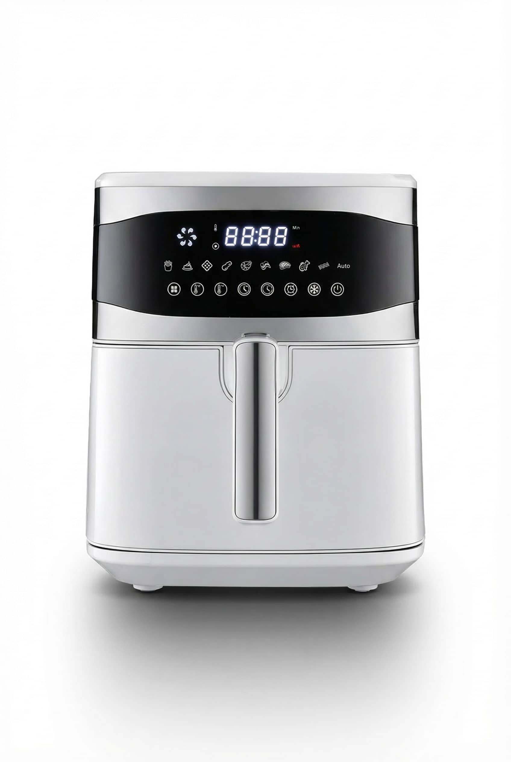 Автоматический воздушный фриер 6.5л 8.5л 1600W 8-10 программ настраиваемый дисплей VDE вилка
