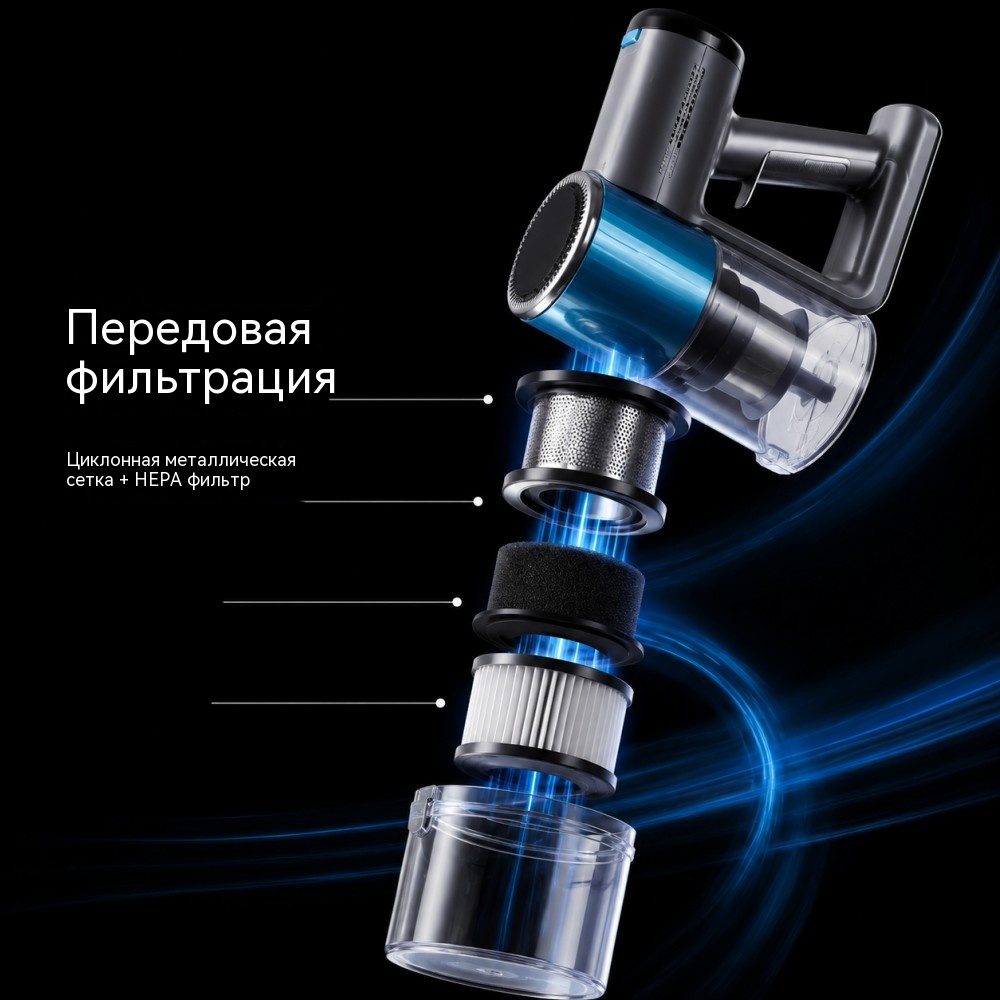 VAC-871A беспроводной пылесос 180 Вт DC — 3 режима 6/9/11 кПа