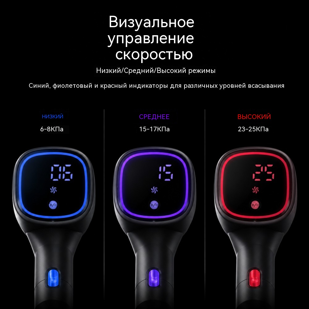 VAC-919 беспроводной пылесос BLDC 350 Вт аккумулятор 25,9 В, 2000 мА·ч × 7 ячеек 3 режима — High / Medium / Low